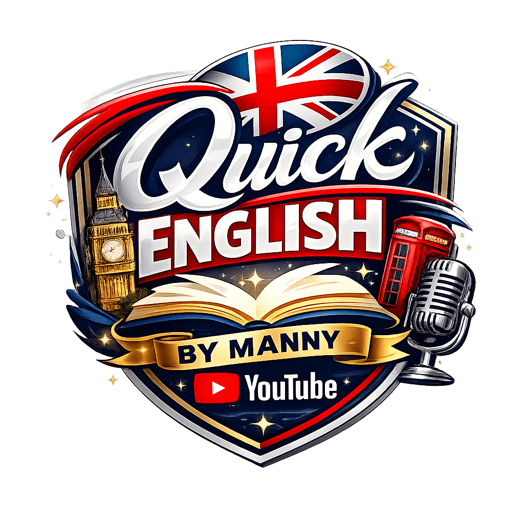 Quick English by Manny Logo
